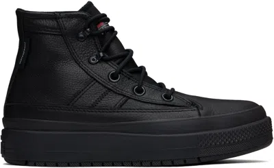 Converse Black Chuck Taylor All Star Equip Waterproof Sneakers In Black/black/dark Mat