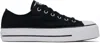 CONVERSE BLACK CHUCK TAYLOR ALL STAR LIFT LOW TOP SNEAKERS