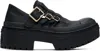 Converse Black Chuck Taylor All Star Mary Jane Platform Sneakers In Black/black/gold