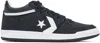 Converse Logo Lace-up Sneakers In Black/white/black