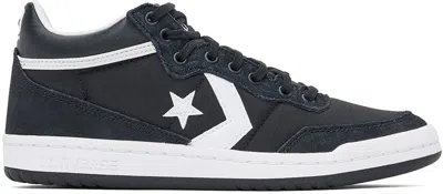CONVERSE BLACK CONS FASTBREAK PRO MID TOP SNEAKERS