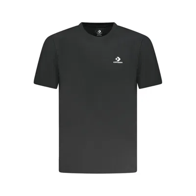 Converse Black Cotton Men T-shirt