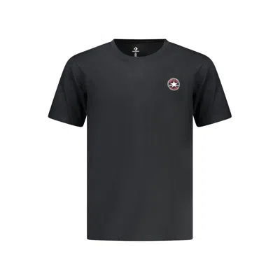 Converse Black Cotton Men T-shirt