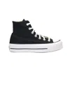 Converse Black Chuck Taylor All Star Platform High-top Sneakers In Black
