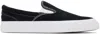 Converse Suede Strapless Casual Sneakers In Black/white/white