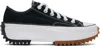 Converse Run Star Hike Low-top Sneakers In Black/white