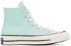Converse Blue Chuck 70 High Top Sneakers In Polar Beam/egret/bla