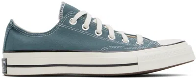 CONVERSE BLUE CHUCK 70 LOW TOP SNEAKERS