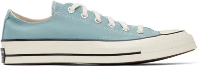Converse Blue Chuck 70 Low Top Sneakers In Vernal Pool/egret/bl