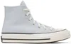 Converse Chuck 70 Nautical High-top Casual Skate Shoes In Ghosted/egret/black