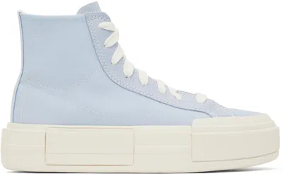 Converse Chuck Taylor All Star Modern Lift Hi Suede Sneakers In Blue