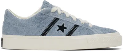 CONVERSE BLUE CONS ONE STAR ACADEMY PRO SUEDE SNEAKERS