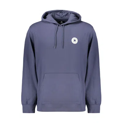 Converse Blue Cotton Men's Sweatshirt In Black