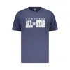 Converse Blue Cotton Men's T-shirt In Blue