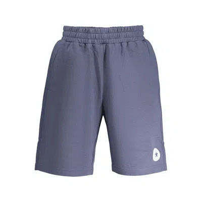 Converse Blue Cotton Shorts In Purple