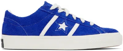 Converse Blue One Star Academy Pro Sneakers In Blue/egret/egret