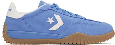 CONVERSE BLUE RUN STAR TRAINER LOW TOP SNEAKERS