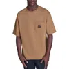 Converse Box Patch Tee In Brown