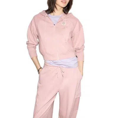 Converse Box Star Zip Hoodie In Pink