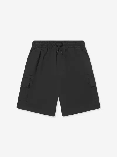 Converse Kids'  Boys Lifestyle Woven Cargo Shorts In Black