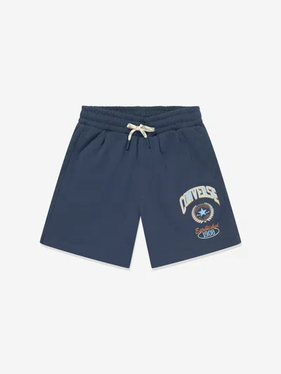 Converse Kids'  Boys Logo Pieced Shorts In Blue