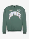 Converse Boys Retro Crewneck Sweatshirt In Green