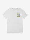 Converse Boys Retro Front Back Trainers T-shirt In Grey