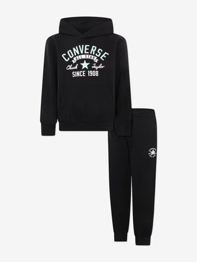 Converse Kids' Boys Retro Remix Tracksuit In Black