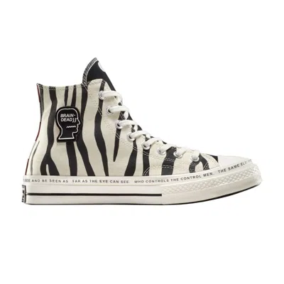 Pre-owned Converse Brain Dead X Chuck 70 High 'mismatched Prints' | Multi-color | Men's Size 5