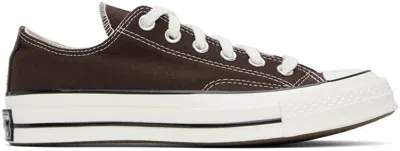 Converse Brown Chuck 70 Low Top Trainers In Black  