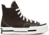 CONVERSE BROWN CHUCK 70 PLUS HIGH TOP SNEAKERS