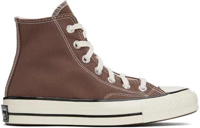 Converse Brown Chuck 70 Seasonal Color Sneakers In Squirrel Friend/egre