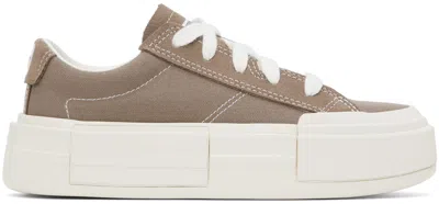 Converse Brown Chuck Taylor All Star Cruise Low Top Sneakers In Mud Mask/egret/white