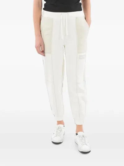 Converse Brushed-cotton Track Pants In White