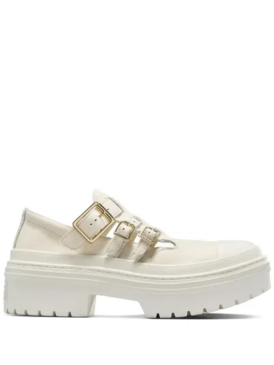 Converse Buckle-fastening Brogues In 白色