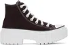 Converse Black Chuck Taylor All Star Lugged Platform Sneakers In Bldstne/wht/blk