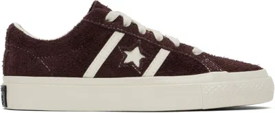 CONVERSE BURGUNDY CONS ONE STAR ACADEMY PRO SNEAKERS