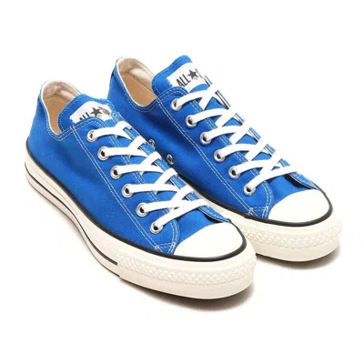 Pre-owned Converse Canvas All Star J Ox Color Blue 31308350 Made In Japan Men Us10.5 In Multicolor