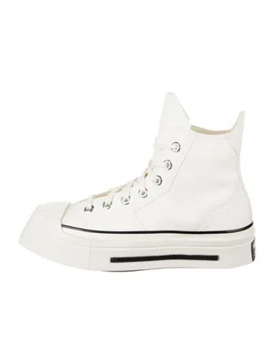 Pre-owned Converse Canvas Sneakers In White