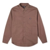Converse Carpenter Pocket Button Down Long Sleeve Shirt 'brazil Nut' In Brown