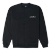 Converse Chain Stitch Elevated Cardigan Pullover 'black'