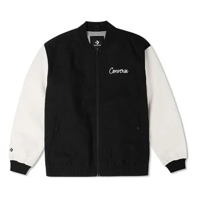 Converse Chain Stitch Woven Jacket 'black'