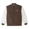 Converse Chain Stitch Woven Jacket 'earthy Brown'