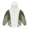 Converse Character Irregular Contrasting Colors Knit Loose Hoodie Retro White In Green
