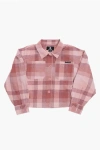 Converse Checked Relaxed Boxy Overshirt With Double Breast Pocket