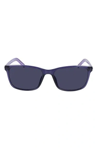 Converse Chuck 57mm Rectangle Sunglasses In Blue