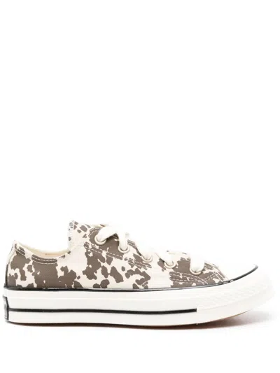 Converse Chuck 70 Animal-print Sneakers In White