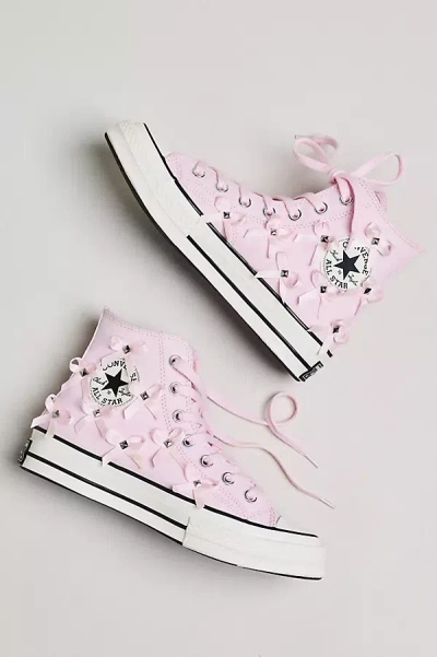 Converse Chuck 70 Bow Sneakers In Pink