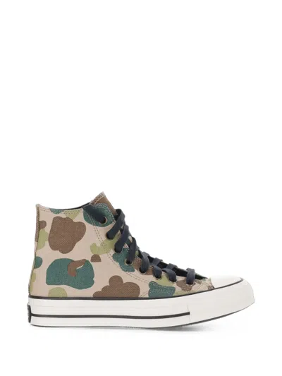 Converse Chuck 70 Camouflage-print High-top Sneakers In Neutral