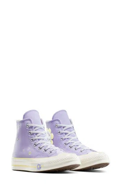 Converse Chuck 70 Canvas High Top Sneaker In Purple